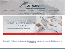 Tablet Screenshot of facturagva.com